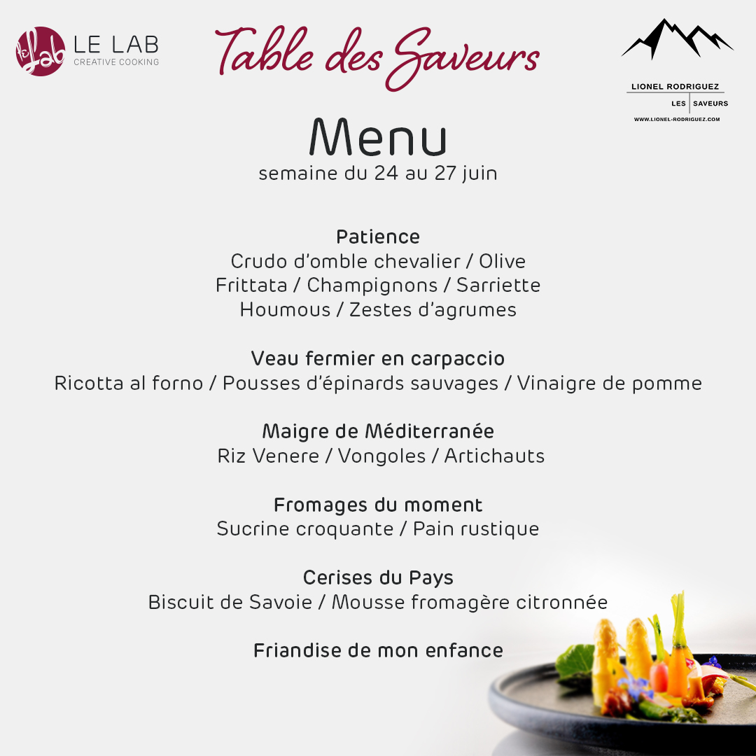 Table des saveurs
